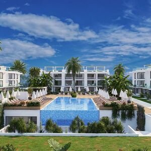 Stylish 1-bed duplexes with terraces and sea panoramas.