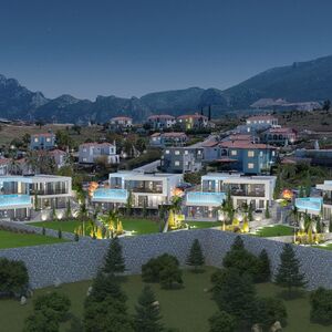 Elegant 4-bed villas with gym, hobby room, and sea views.