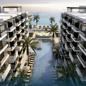 studio apartment 62sqm street view in hurghada,red sea,egypt