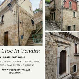Two detached houses for sale in Castelbottaccio -Ref.:AG174