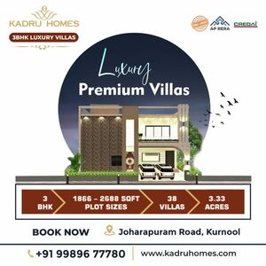 Kuda Approval Villas with Modren Amenities Kurnool | Kadru H