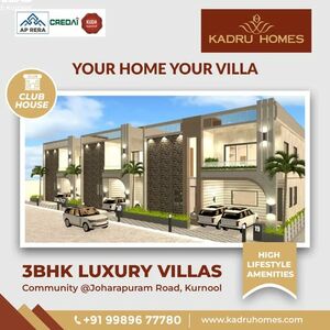 Discover 3BHK Luxury Villas at Kadru Homes, Kurnool