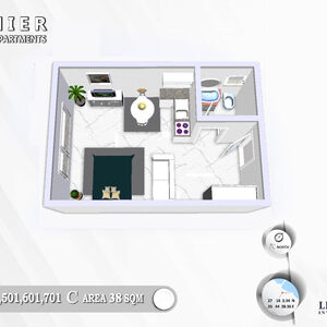 Premier Beachfront Studio – 38 m² - Hurghada , RedSea