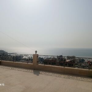 A villa in the Aramoun area with an unobstructed sea view