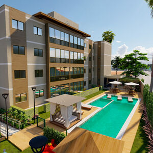 Two-bedroom apartments in Cumbuco Beach