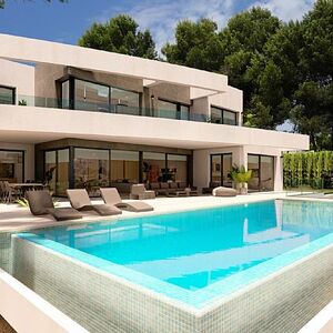 Property in Spain. New villa from builder in Moraira