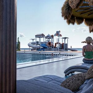 1BEDROOM APARTMENT -PANORAMA SEA VIEW -PREMIER BEACH FRONT