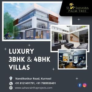 Independent villas with Children Play Area in Nandikutkur Ro