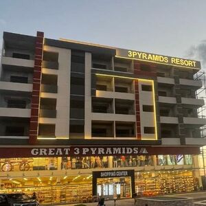 🏖 Prime Sea-View Location – Luxury Studio at 3 Pyramids Res