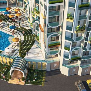 95sqm 2-Bed Apartment with Sea & Pool View