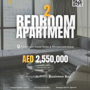 2 Bedroom Ready to Move Apartment For Sale in Business Bay