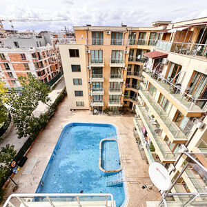 Studio with Pool and Sea View in Amadeus 11, Sunny Beach