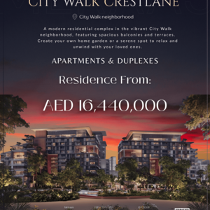 4 Bedroom Apartment for sale in City Walk Crestlane