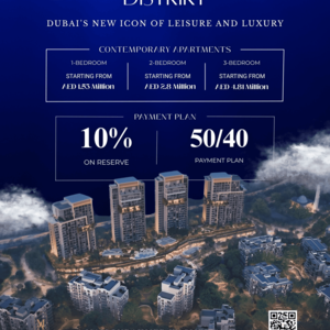 3-Bedroom Apartment for Sale in Distrikt by Majid Al Futtaim