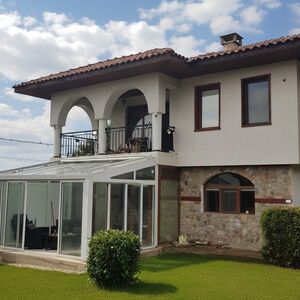 Renovated House with Veranda in the Village of Goritsa
