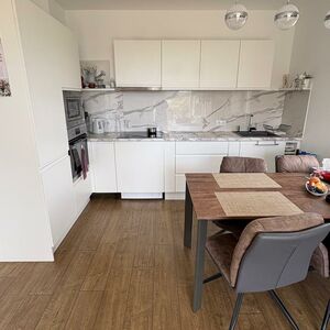 1-Bedroom Apartment with Pool and Yard View in Pomorie 