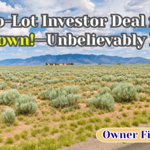 Unbelievable Investment! 2 Adjacent Lots for Just $47/Down