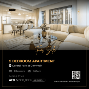 2-Bedroom Apartment For Sale in Central Park at City Walk 