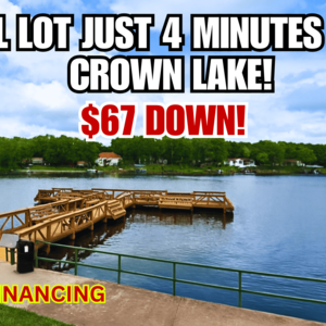 Buy 0.33 Acre Lot Between 2 Lakes For Just $67/Down