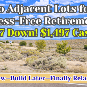 Own 0.50 Acres of Rare Adjacent Lands for just $47/down