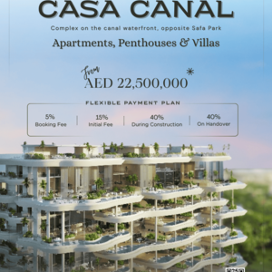 Apartments in Casa Canal at Dubai water canal for sale