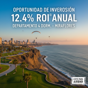 12.4% ROI | High-Yield 4BR Condo in Miraflores, Lima (Turnke