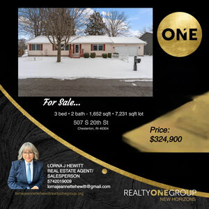 3 Bedroom Home in Duneland School System | Corner Lot & Move