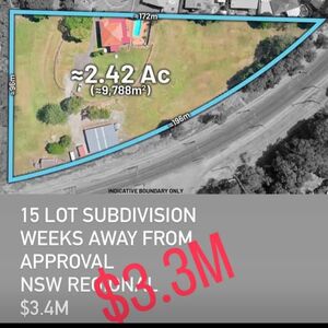 For sale subdivision land 