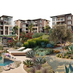 Beachfront 2-Bedroom-Apartment with sea view in Somabay