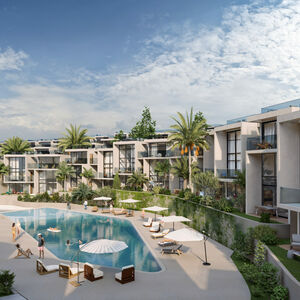 Beachfront 1-bedroom penthouse for sale in North Cyprus 