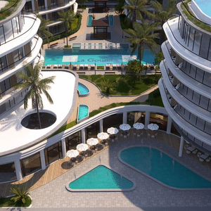 studio apartment 47sqm pool view for sale, hurghada,red sea