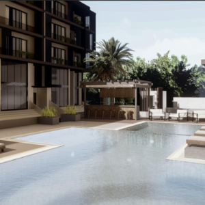 2-bedroom apartment with resort-style amenities in Tuzla