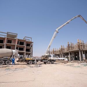 One 7 on the village road in hurghada