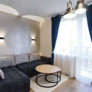 Sea View Modern furnished studio with balcony 