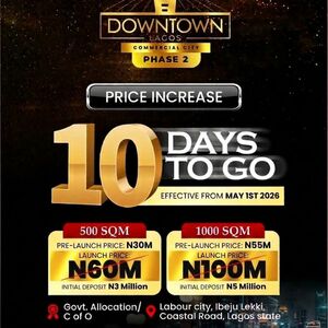 Downtown Lagos Commercial City Phase 2