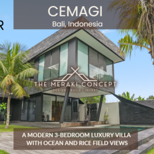 Cemagi, Casa Noir, A Modern 3-Bedroom Luxury Villa