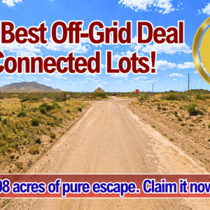 2026 Best Deal: 0.54-Acre 2 Connected Lots For Just $47/Down