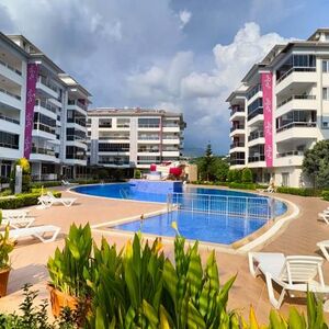 150m to Beach Luxury 1+1 in Kestel