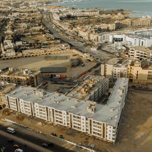 Mark Resort stands on Airport Road in Al Kawthar