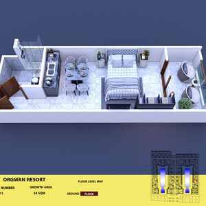 Aqua Orgwan Resort &ndash; Studio for Sale | Al Ahyaa, Hurgha