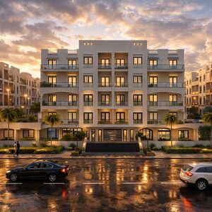 Apartment 74m pool view alahyaa