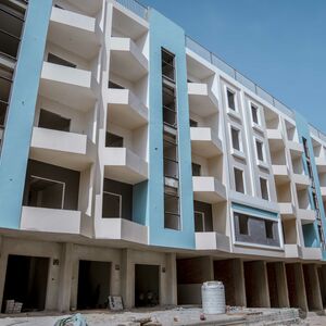 Apartment Two bedrooms 88 Sqm Street view located Hurghada 