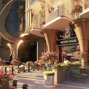 apartment 2 bedrroms 82m sea&pool view alahyaa