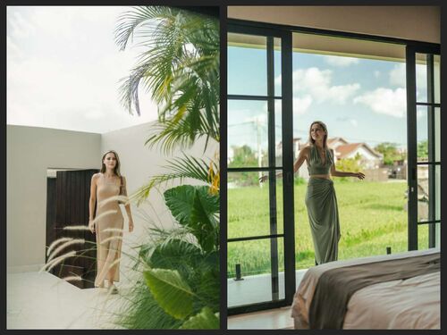 Entrance and Balcony