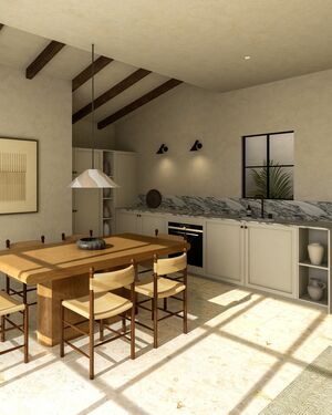 Dining and Kitchen Area