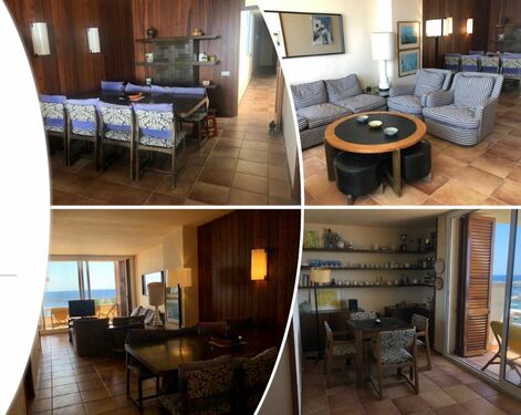 living room, dining room