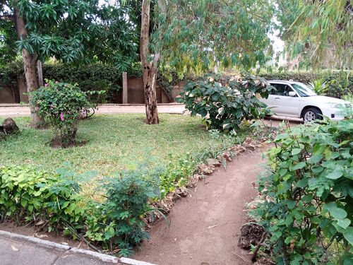 private parking area