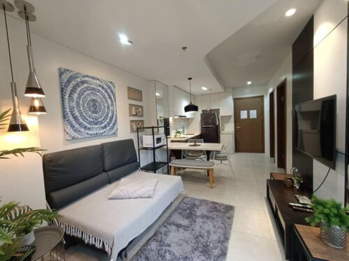 sofa bed , living room