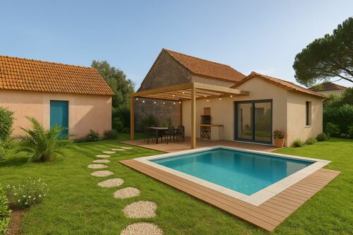 Idea of reformed garden