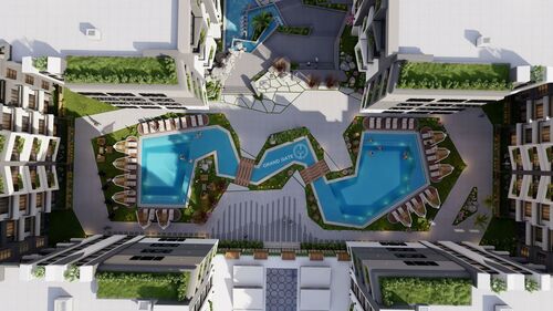 Top shot for large pool